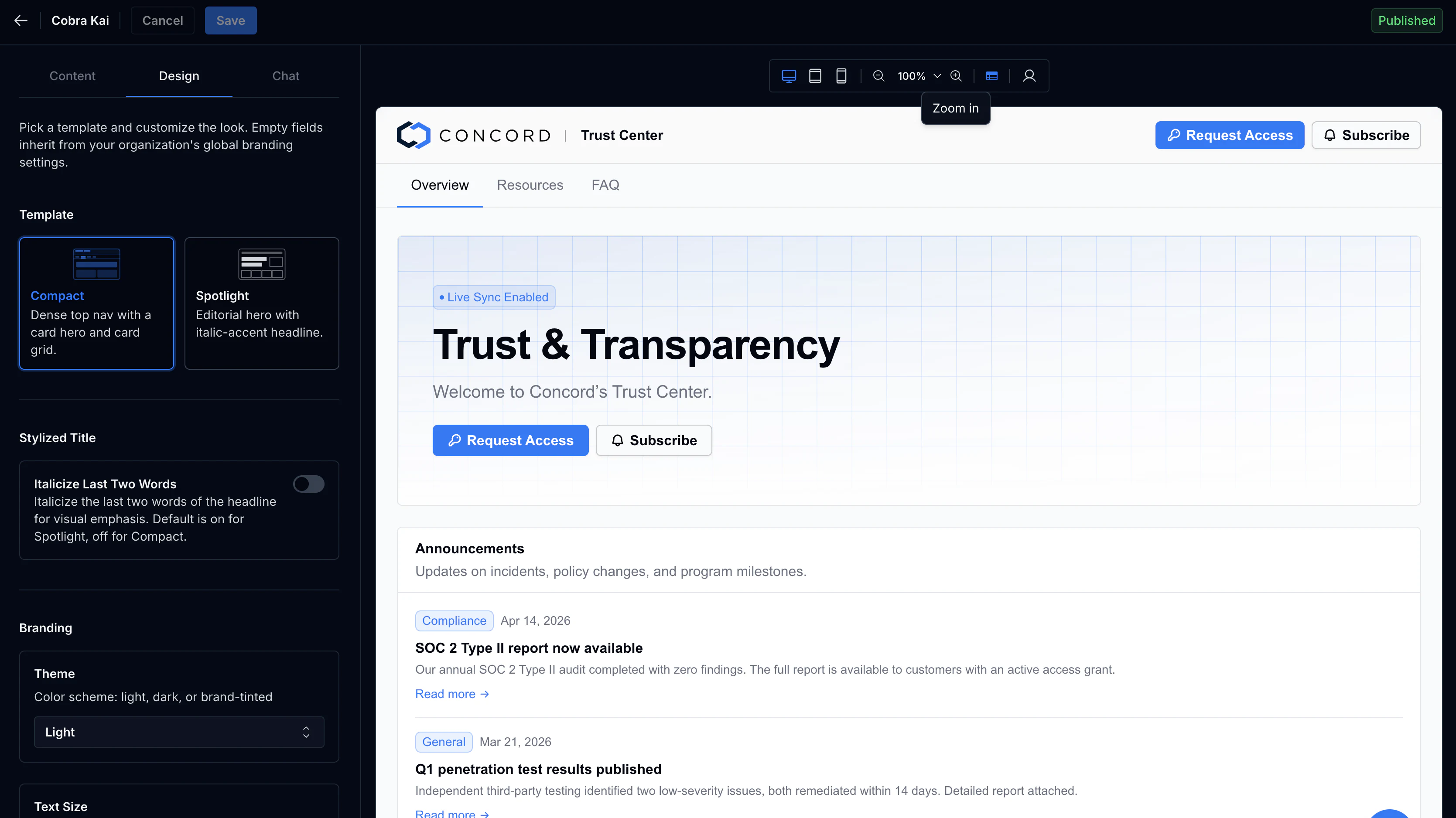 Concord Trust | Public Trust Center